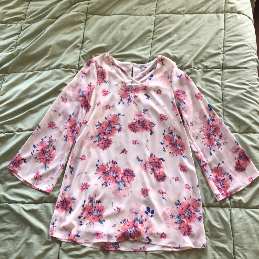 Floral print dress